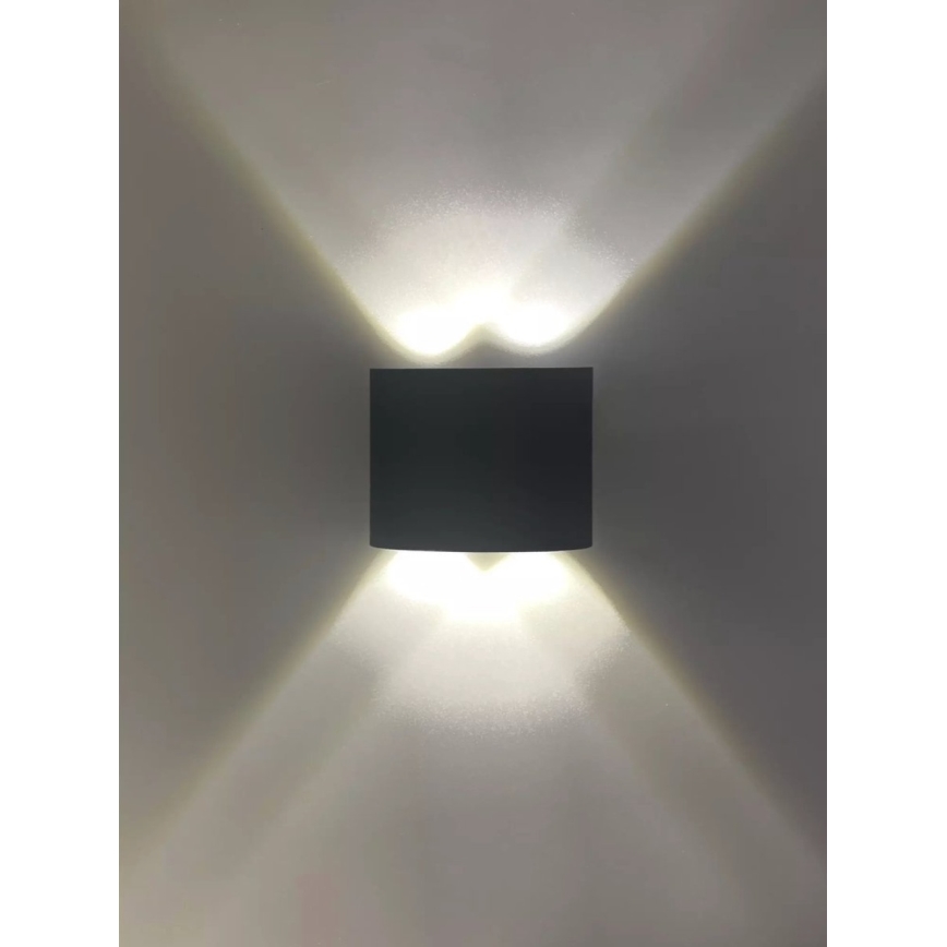 HÖFFTECH - Aplică de perete LED pentru exterior UP&DOWN 4xLED/1W/230V IP65