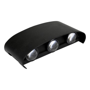 HÖFFTECH - Aplică de perete LED pentru exterior UP&DOWN 6xLED/1W/230V IP65