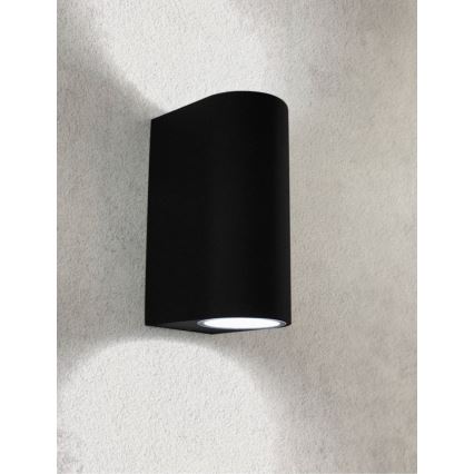 HÖFFTECH - Aplică de perete pentru exterior 2xGU10/35W/230V IP65