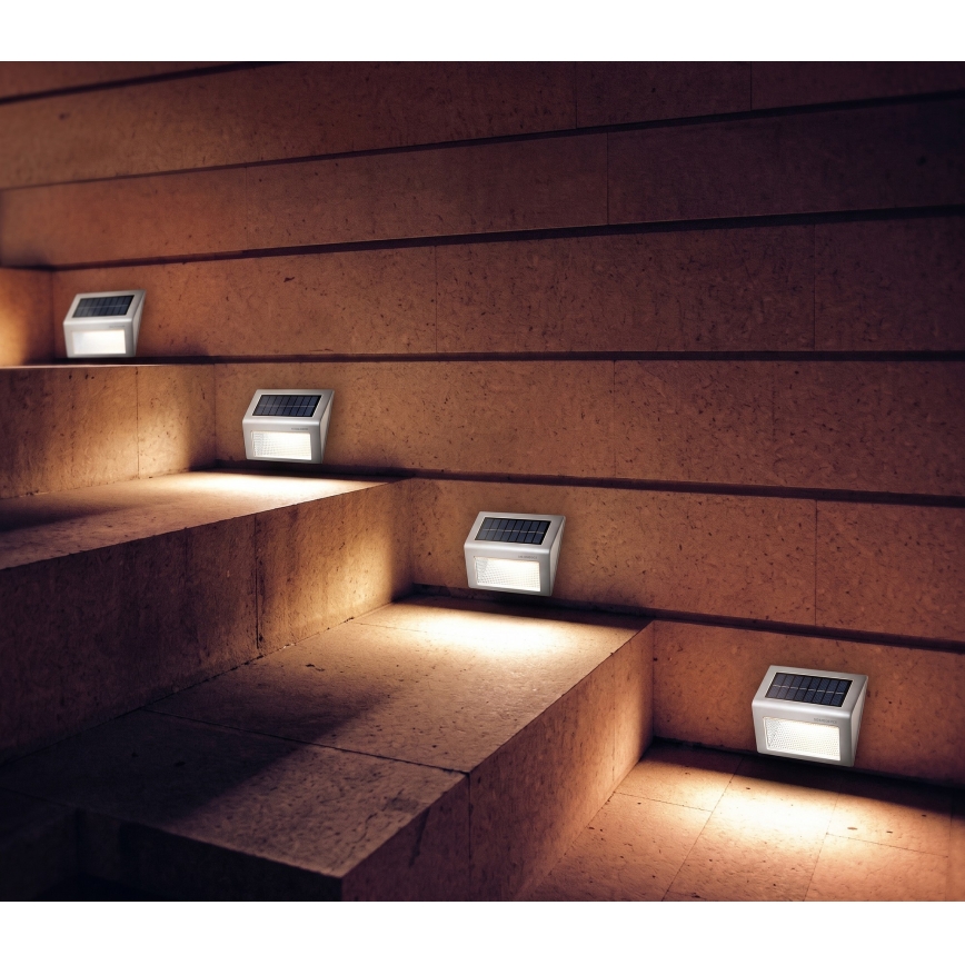HÖFFTECH - SET de 2 lămpi solare de perete cu LED LED/1,2V 400 mAh IP44