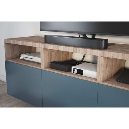 Hub multimedia cu întrerupător Legrand 049430 4Z tip E + 4Z tip C 2m negru