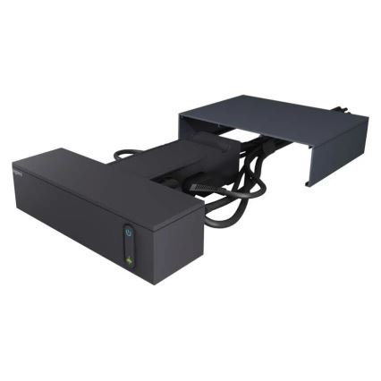 Hub multimedia cu întrerupător Legrand 049430 4Z tip E + 4Z tip C 2m negru