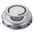 Hub multiport cu încărcător și interfață USB Canyon