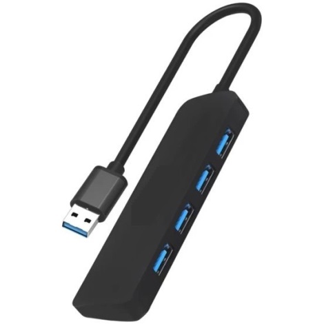 Hub USB 4xUSB-A 3.0 negru