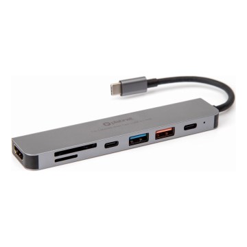 Hub USB 7 în 1 Power Delivery 100W HDMI 4K