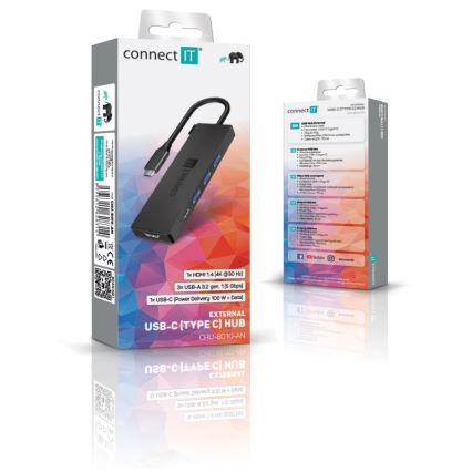 Hub USB-C 5 în 1 CONNECT IT CHU-8010-AN