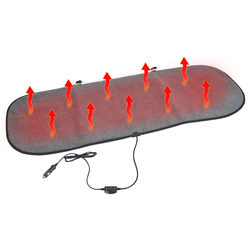 Husă încălzită pentru scaunele din spate cu termostat 12V gri