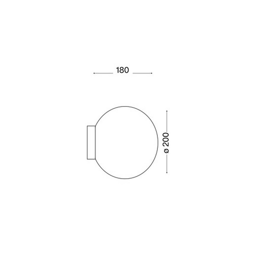 Ideal Lux 59815 - Aplica de perete LED RGBW dimabilă MAPA 1xE27/12W/230V 2700-6500K