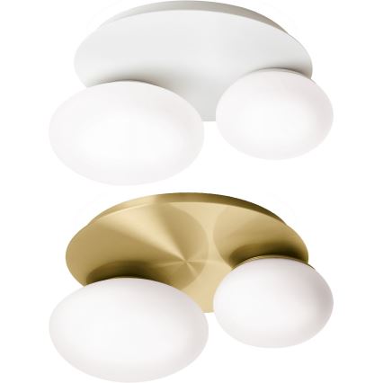 Ideal Lux - Abajur universal de rezervă NINFEA Ø 25 cm, alb