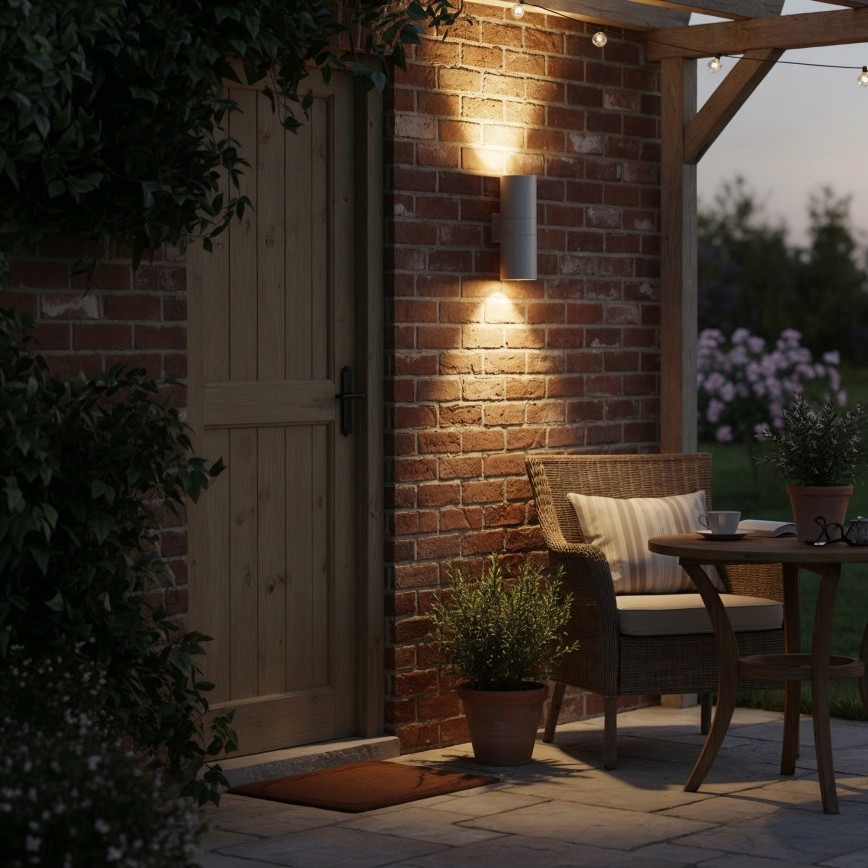 Ideal Lux - Aplica de exterior GUN, 1xE27/60W/230V, 31 cm, IP54, gri