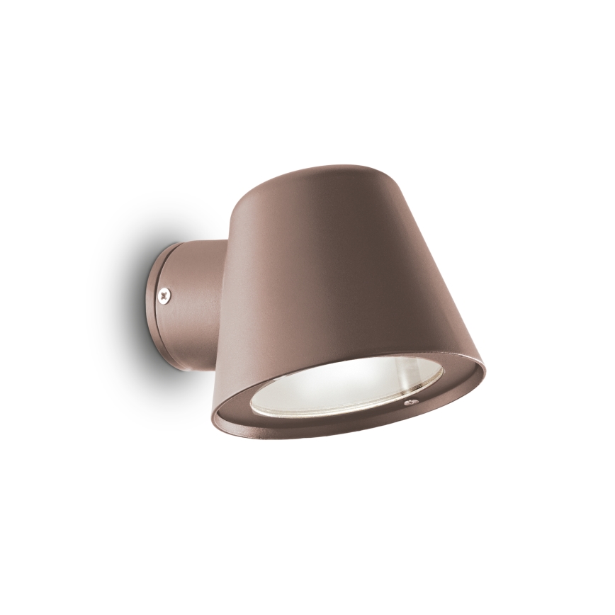 Ideal Lux - Aplica de exterior pentru perete GAS 1xGU10/28W/230V IP43 maro
