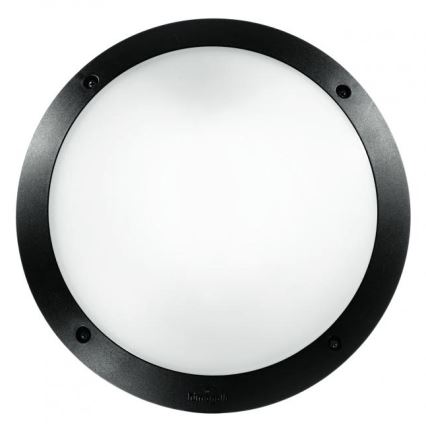Ideal Lux - Aplica de exterior POLAR 1xE27/23W/230V IP66 neagră
