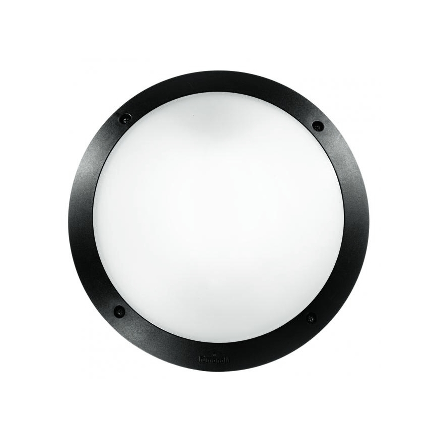 Ideal Lux - Aplica de exterior POLAR 1xE27/23W/230V IP66 neagră