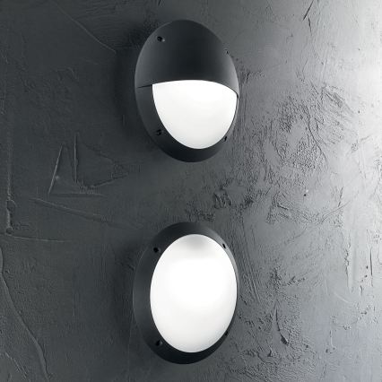 Ideal Lux - Aplica de exterior POLAR 1xE27/23W/230V IP66 neagră