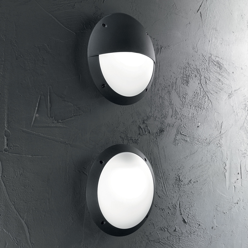Ideal Lux - Aplica de exterior POLAR 1xE27/23W/230V IP66 neagră