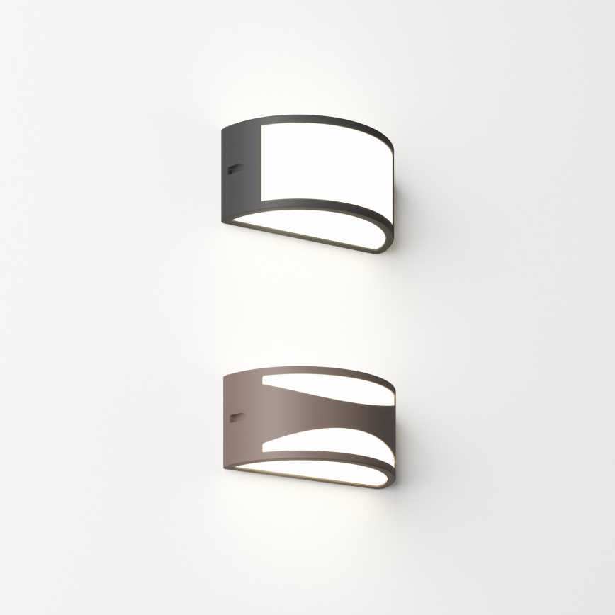 Ideal Lux - Aplică de exterior REX 1xE27/60W/230V IP44 maro