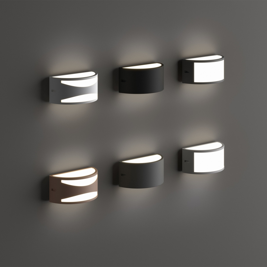 Ideal Lux - Aplică de exterior REX 1xE27/60W/230V IP44 maro