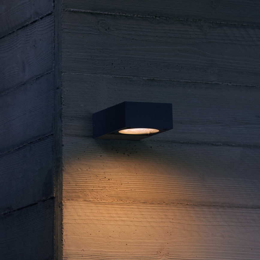 Ideal Lux - Aplică de exterior SIRIO 1xGX53/9W/230V IP65 antracit