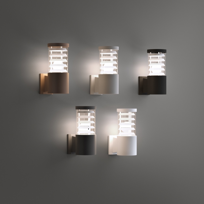 Ideal Lux - Aplica de exterior TRONCO, 1xE27/42W/230V, IP44, neagră