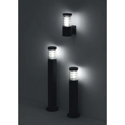 Ideal Lux - Aplica de exterior TRONCO, 1xE27/42W/230V, IP44, neagră