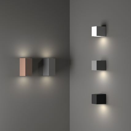 Ideal Lux - Aplica de exterior UP 1xG9/15W/230V IP44 antracit