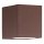 Ideal Lux - Aplică de exterior UP, 1xG9/15W/230V, IP44, maro