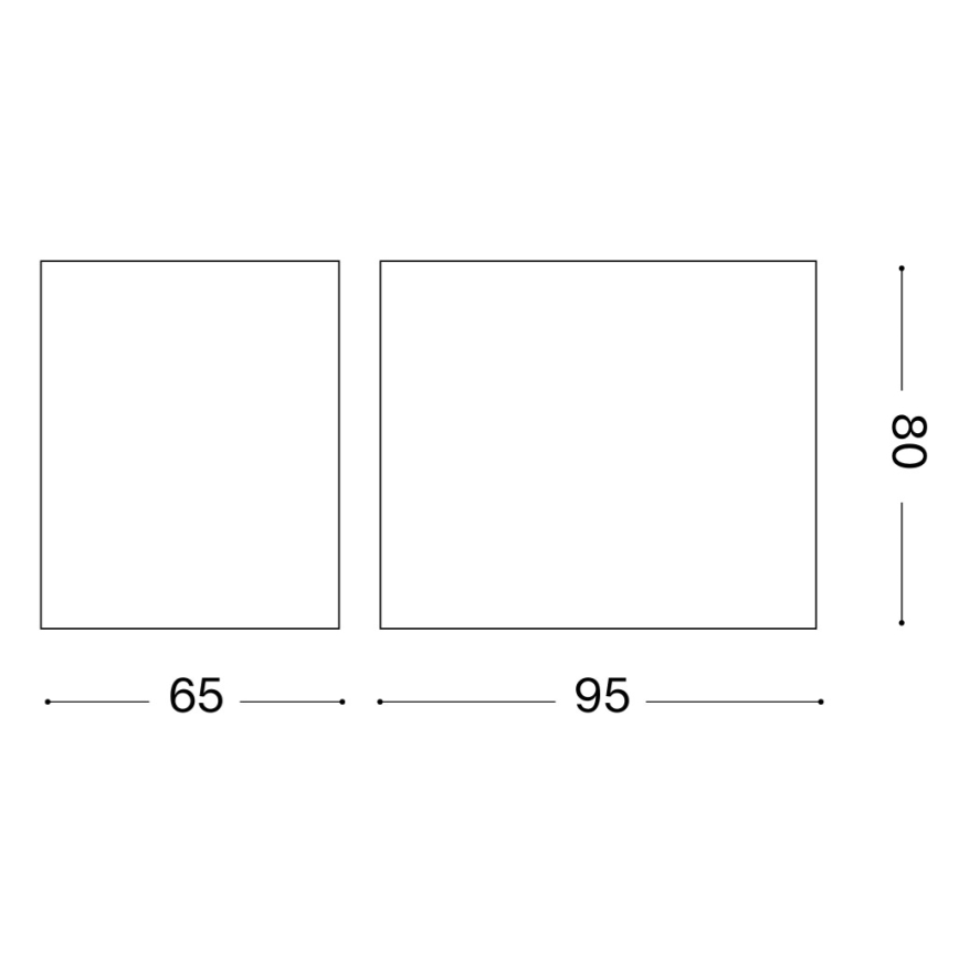 Ideal Lux - Aplică de exterior UP, 1xG9/15W/230V, IP44, maro