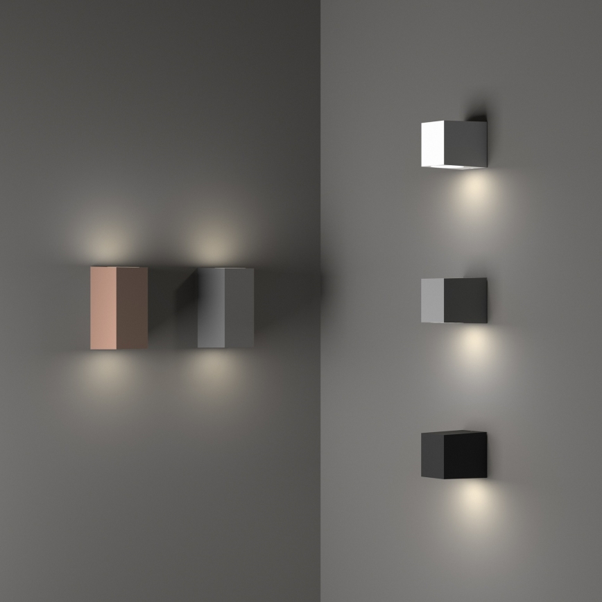 Ideal Lux - Aplică de exterior UP 2xG9/15W/230V IP44 maro