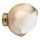 Ideal Lux - Aplica de perete LED BLOOM 1xE27/42W/230V auriu/bej fumuriu