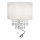 Ideal Lux - Aplică de perete LED cu cristale OPERA 2xE14/40W/230V + LED/1W albă