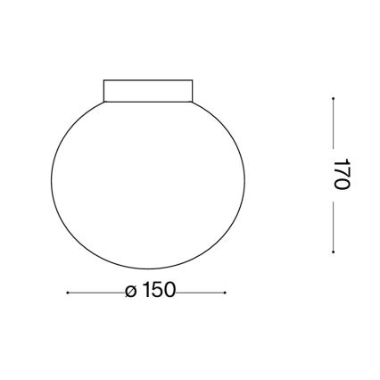 Ideal Lux - Aplica de perete LED MAPA 1xG9/3W/230V Ø 15 cm albă