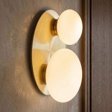 Ideal Lux - Aplică de perete LED NINFEA, 2xG9/3W/230V, auriu