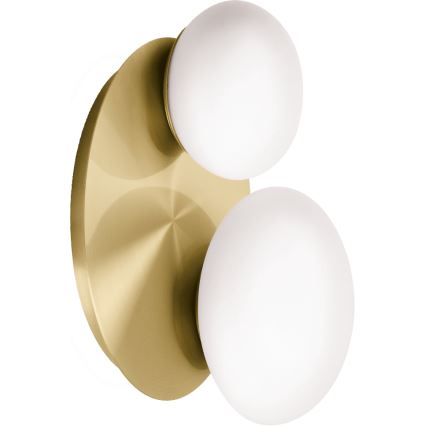 Ideal Lux - Aplică de perete LED NINFEA, 2xG9/3W/230V, auriu