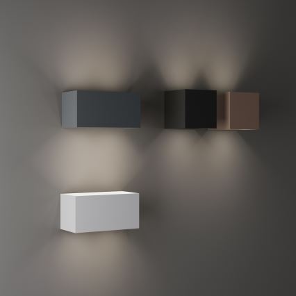 Ideal Lux - Aplica de perete LED pentru exterior ATOM LED/25W/230V CRI 90 IP54 maro