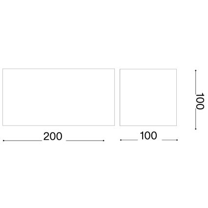 Ideal Lux - Aplica de perete LED pentru exterior ATOM LED/25W/230V CRI 90 IP54 maro