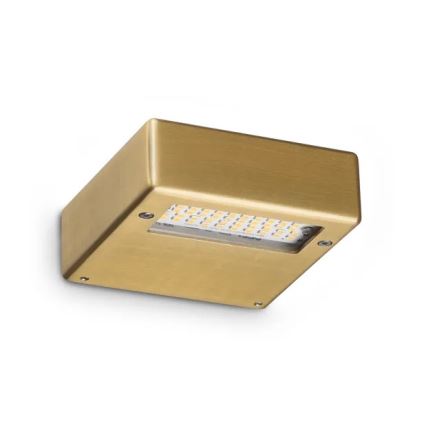 Ideal Lux - Aplica de perete LED TAB LED/24W/230V CRI 90 alamă