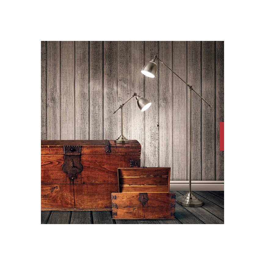 Ideal Lux - Aplica de perete NEWTON 1xE27/42W/230V bronz