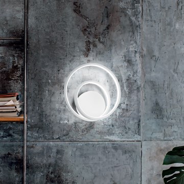 Ideal Lux - Aplică de perete OZ LED dimmabilă, 28W/230V, CRI 90, albă