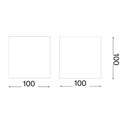 Ideal Lux - Aplica de perete pentru exterior ATOM LED/12W/230V CRI 90 IP54 maro