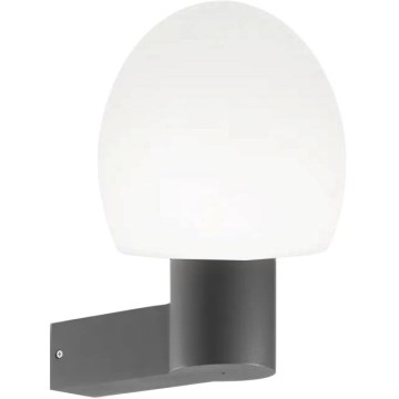 Ideal Lux - Aplică de perete pentru exterior CLIO 1xE27/42W/230V IP44 antracit