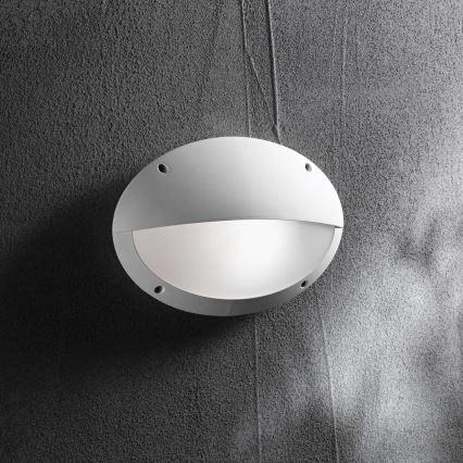 Ideal Lux - Aplica de perete pentru exterior POLAR 1xE27/23W/230V IP66 alb