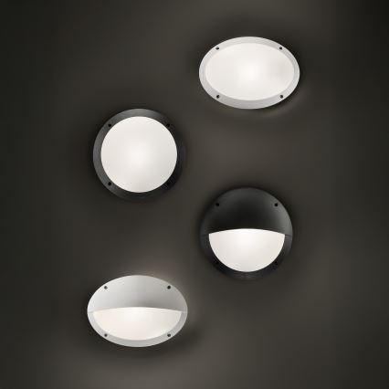 Ideal Lux - Aplica de perete pentru exterior POLAR 1xE27/23W/230V IP66 alb