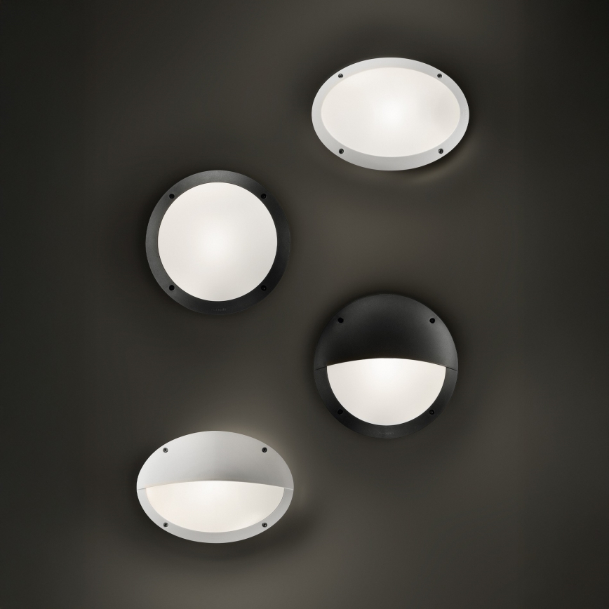 Ideal Lux - Aplica de perete pentru exterior POLAR 1xE27/23W/230V IP66 alb