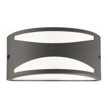 Ideal Lux - Aplică de perete pentru exterior REX, 1xE27/60W/230V, IP44, antracit