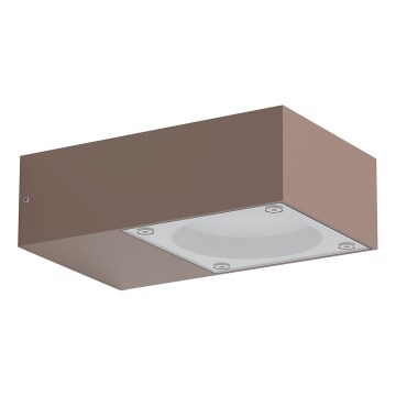 Ideal Lux - Aplica de perete pentru exterior SIRIO 1xGX53/9W/230V IP65, maro