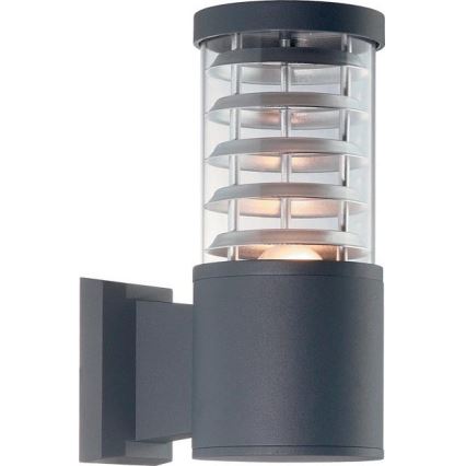 Ideal Lux - Aplică de perete pentru exterior TRONCO 1xE27/42W/230V IP44 antracit