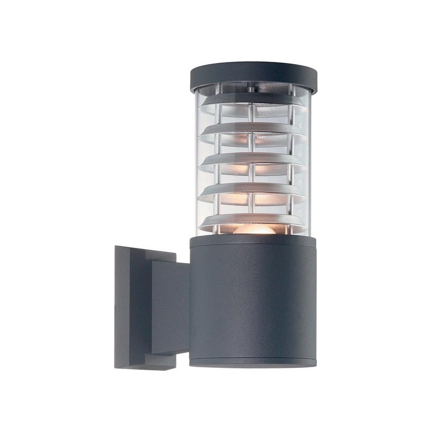 Ideal Lux - Aplică de perete pentru exterior TRONCO 1xE27/42W/230V IP44 antracit