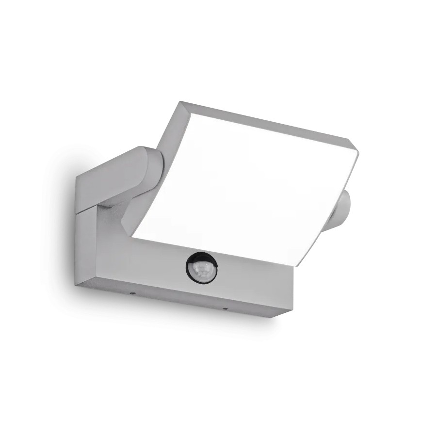 Ideal Lux SWIPE - Aplică de perete LED pentru exterior cu senzor, 21W, 230V, CRI 90, IP54, albă