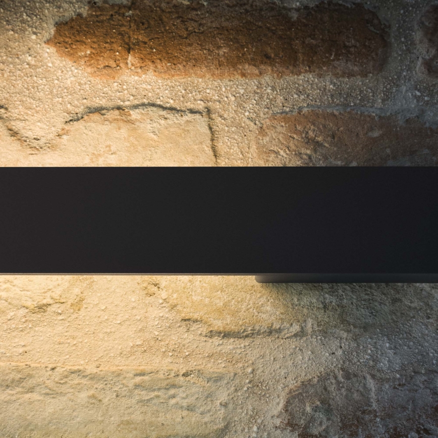 Ideal Lux - Aplică LED de exterior LINEA, 23W, 230V, CRI 90, 144 cm, IP54, neagră