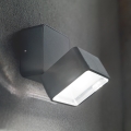 Ideal Lux - Aplica LED de exterior OMEGA, 7W, 230V, CRI 90, IP54, antracit